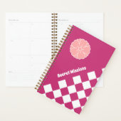 Japans Checkerboard & Sakura Blossom Crest Planner (Display)