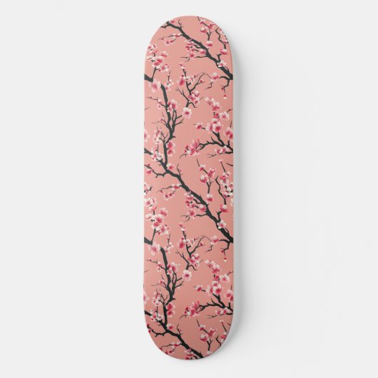 Japans Cherry Blossom Skateboard (Voorkant)