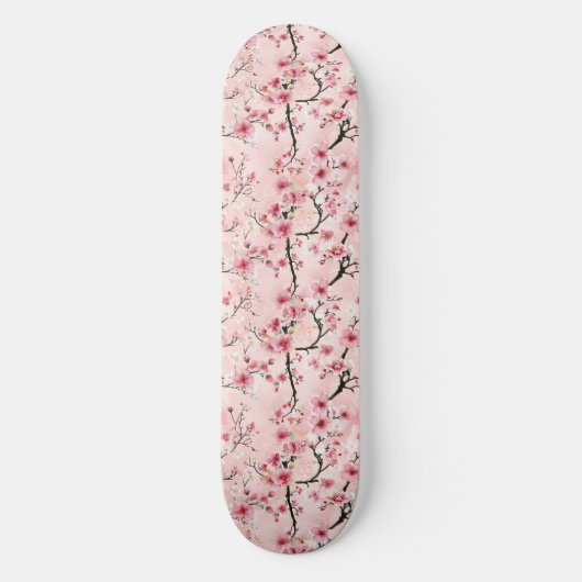Japans Cherry Blossom Skateboard (Voorkant)