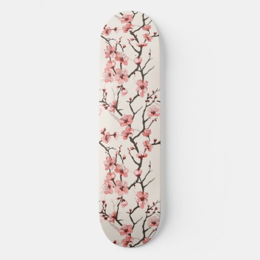 Japans Cherry Blossom Skateboard (Voorkant)