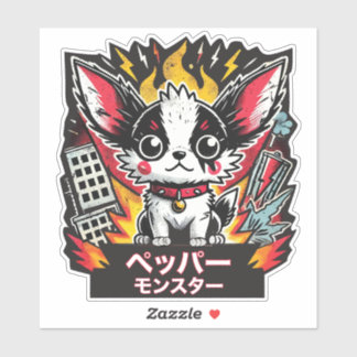 Japans Chihuahua monster Sticker