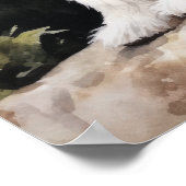 Japans Chin Dog Art Print Poster (Hoek)