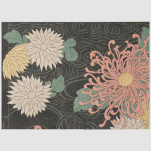  Japans Chrysanthemum Bloemen 1 Decoupage Tissuepapier