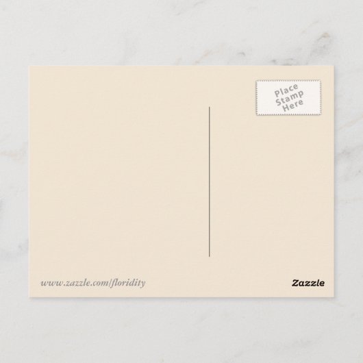  Japans Chrysanthemum. Sinaasappel en goud Briefkaart (Achterkant)