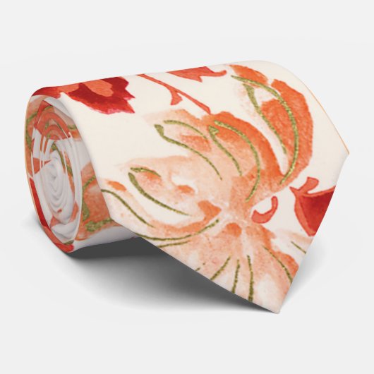 Japans Chrysanthemum Stropdas (Opgerold)