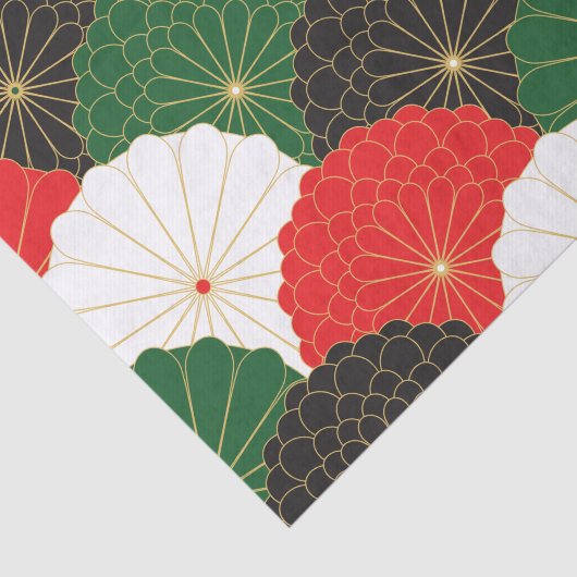 Japans Chrysanthemum Tissuepapier (Detail)