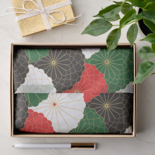Japans Chrysanthemum Tissuepapier (Geschenk)