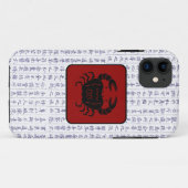 Japans Clan Kamon Kanji Script Krabben Case-Mate iPhone Case (Achterkant (horizontaal))