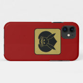 Japans Clan Kamon Rood Laquer en Goud Konijn Case-Mate iPhone Case (Achterkant (horizontaal))