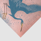 JAPANS CRANE Tissue Paper BLUE AND PINK Tissuepapier (Detail)