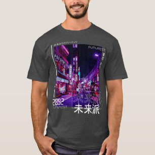 Japans Cyberpunk Tokyo Streetwear esthetisch Japa T-shirt