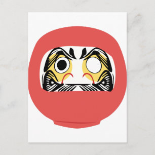 Japans Daruma Doll Briefkaart