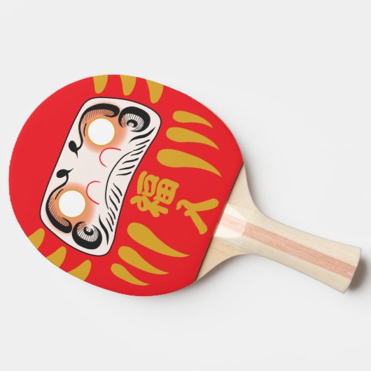 Japans Daruma Ping Pong Paddle Tafeltennisbatje (Zijkant)