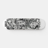 Japans demon Masker Samurai Sword Wave Skateboard (Horizontaal)