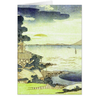  Japans dorp door het Zee