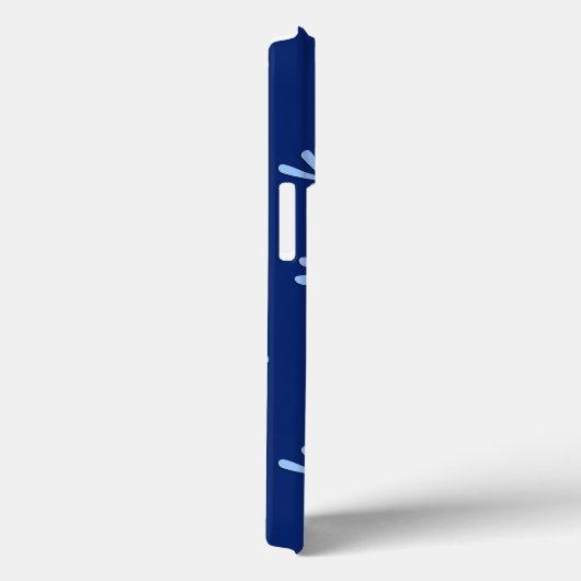 Japans draaiboek, kobalt en Sky Blue Case-Mate iPhone Case (Achterkant / Rechts)