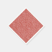 Japans draaipatroon - diep rood en wit servetten (Hoek)