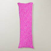 Japans draaipatroon - fuchsia roze en wit lichaamskussen (Voorkant Verticaal)