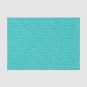 Japans draaipatroon - turquoise en aqua tissuepapier