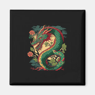 Japans dragon Anime Japan Chinese Dragons Tattoo Magneet