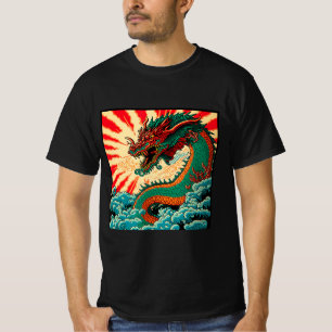 Japans dragon Anime Japan Chinese Dragons Tattoo T-shirt