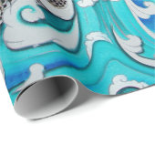 JAPANS DRAGON Wrapping Paper Cadeaupapier (Rol Hoek)