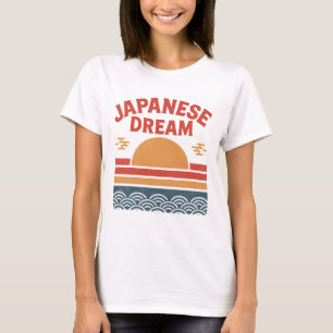Japans droom T-shirt   Retro  Rising Sun