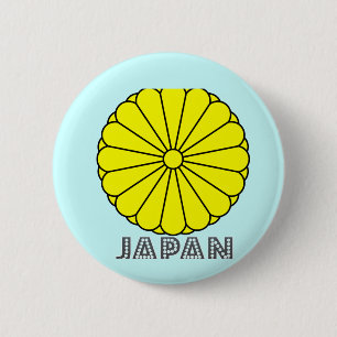 Japans embleem ronde button 5,7 cm
