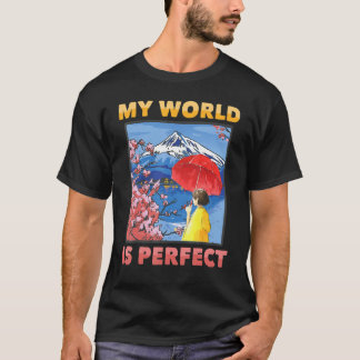 Japans Esthetisch Mijn Wereld Is Perfect Cherry BL T-shirt