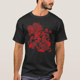 Japans esthetisch rood symbool Kanji Tattoo T-shirt