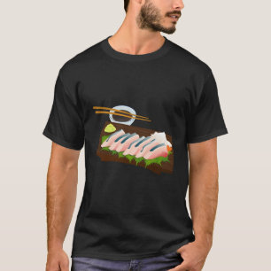 Japans eten en Aziatische keuken sushi T-shirt