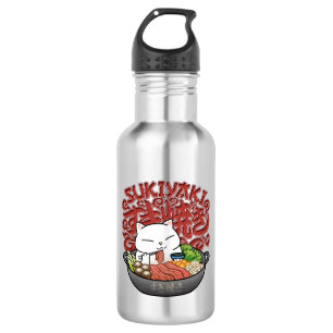 Japans eten Sukiyaki Cat Waterfles