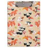 Japans eten: Sushi Pattern 3 Klembord (Voorkant)
