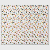 Japans eten: Sushi Pattern Cadeaupapier (Vlak)