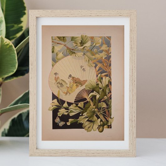 Japans fan muur kunst poster