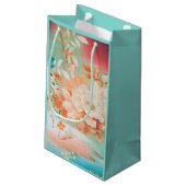  Japans Floral Design Klein Cadeauzakje (Achterkant Gekanteld)