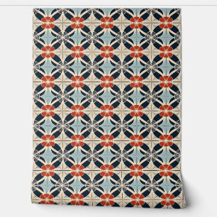 Japans Floral Pattern Behang