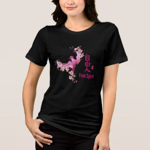 Japans "Free Spirit" T-shirt voor vrouwen