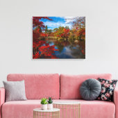 Japans gebladerte canvas afdruk (Insitu (Woonkamer))