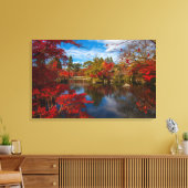 Japans gebladerte canvas afdruk (Insitu (Woonkamer))