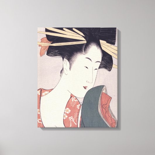 Japans Geisha Canvas Afdruk (Voorkant)