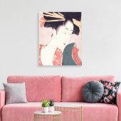 Japans Geisha Canvas Afdruk (Insitu (Woonkamer))