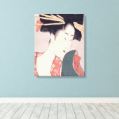 Japans Geisha Canvas Afdruk (Insitu (Houten vloer))