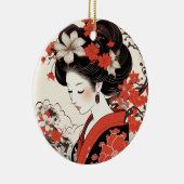 Japans Geisha Keramisch Ornament (Rechts)