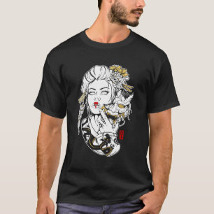 Japans Geisha Met Oni T-shirt