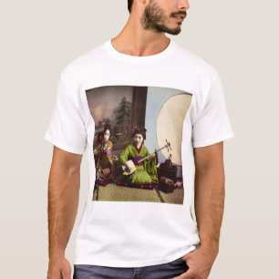  Japans Geisha Musical Entertainment T-shirt