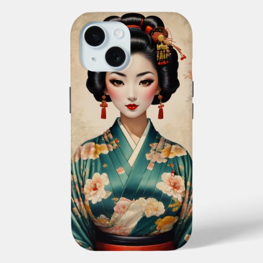  Japans Geisha Portrait Case-Mate iPhone Case (Achterkant)