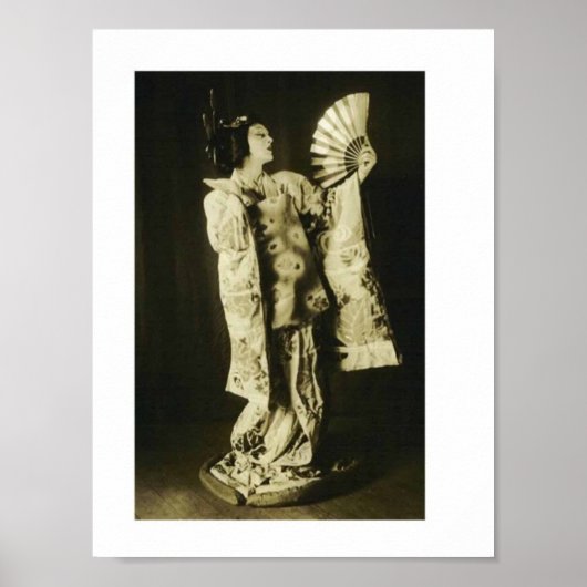 Japans Geisha poster (Voorkant)
