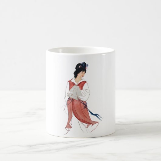 Japans Geisha Teacup of Koffie Mok (Center)