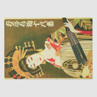 Japans Geisha, Wasaga Paper Umbrella Art Tissuepapier